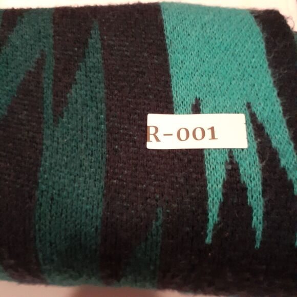 Rue 21 Womens One Size Blue Teal Shawl Sweater Duster Cardigan Aztec Open Front - Picture 6 of 6